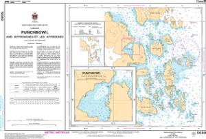 thumbnail for chart Punchbowl Inlet and Approaches / et les approches