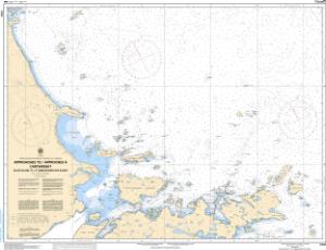 thumbnail for chart Approaches to / Approches À Cartwright: Black Island to / à Tumbledown Dick Island