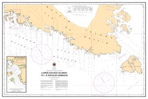 thumbnail for chart Lower Savage Islands to/à Pritzler Harbour