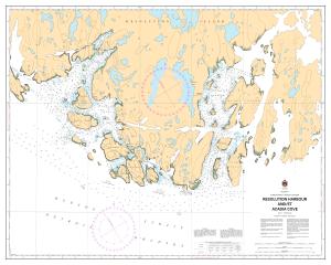 thumbnail for chart Resolution Harbour and/et Acadia Cove