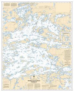 thumbnail for chart Kenora to/à Aulneau Peninsula (Northern Portion / Partie nord)