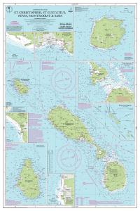 thumbnail for chart St Christopher, St Eustatius, Nevis, Monserrat and Saba