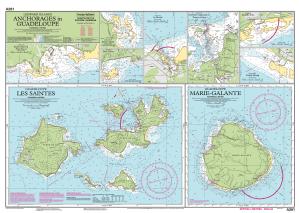 thumbnail for chart Anchorages in Guadeloupe, Les Saintes and Marie-Galante