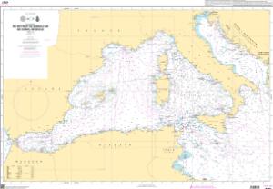 thumbnail for chart Du Détroit de Gibraltar au Canal de Sicile