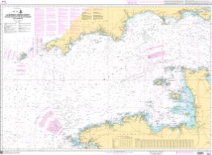 thumbnail for chart La Manche (Partie Ouest) - De Isles of Scilly et de lÎle dOuessant aux Casquets